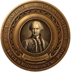Selo da A∴R∴L∴M∴ Saint-Germain No.3