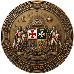 Selo da A∴R∴L∴M∴ Veritas No.4